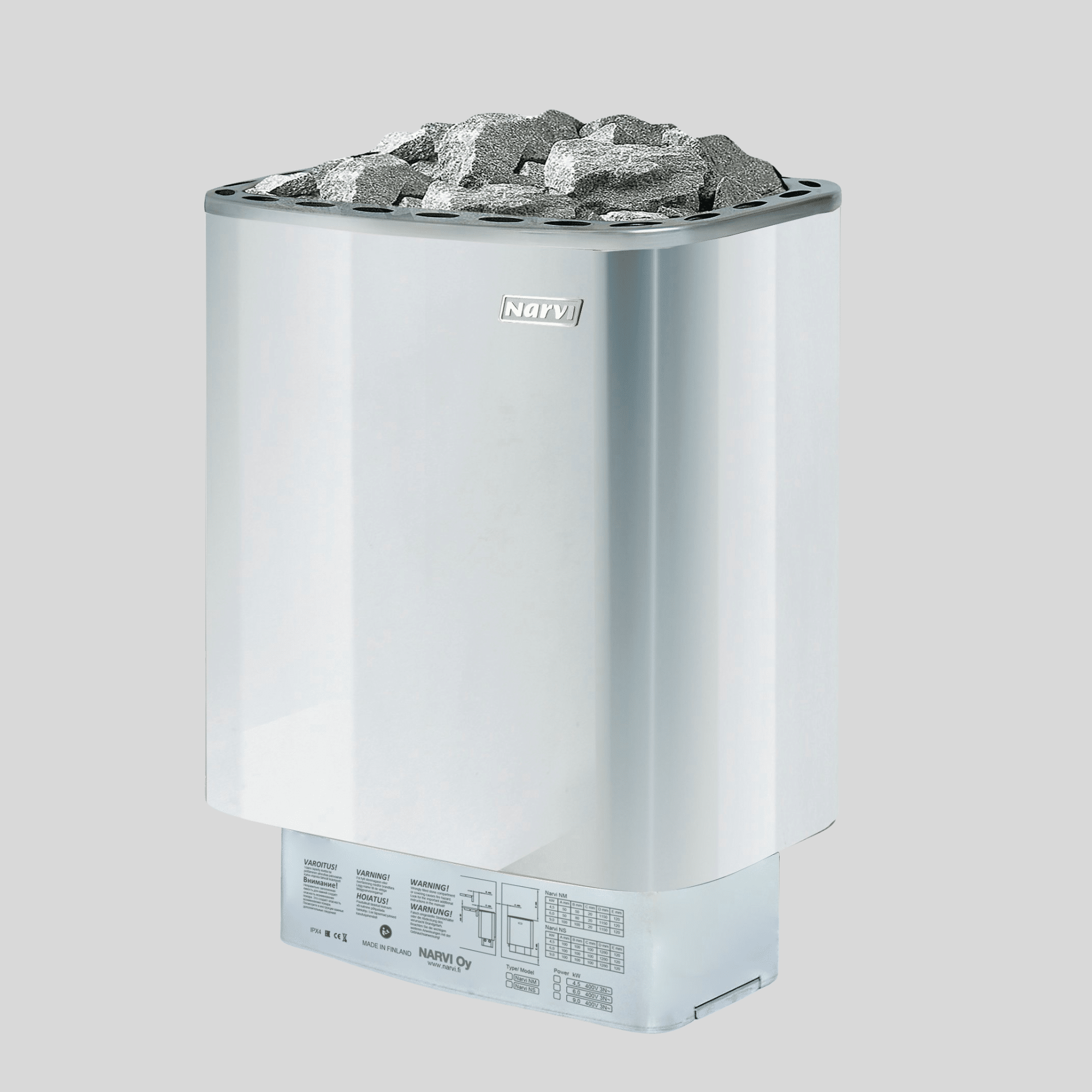Poêle Sauna 4,5kW Narvi NM – Chauffage Électrique Puissant - Quality Spa