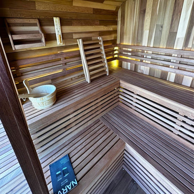Sauna Cube Extérieur XXL Black - Design Moderne - Quality Spa