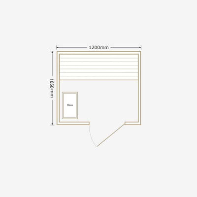 Sauna Traditionnel Luxe 2 PLACES - HEMTOR 2 - Quality Spa